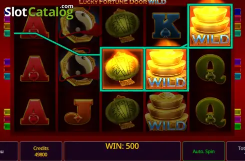 Οθόνη3. Lucky Fortune Door Wild Κουλοχέρης