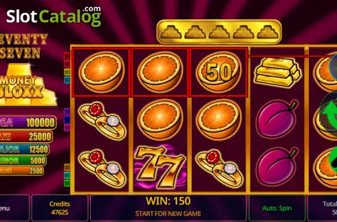Οθόνη3. Seventy Seven Money Bloxx Κουλοχέρης