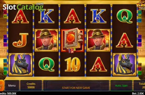 Οθόνη2. Egypt King Book Hunt Unlimited Κουλοχέρης