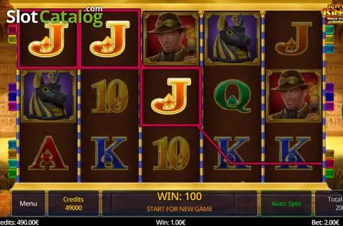 Οθόνη3. Egypt King Book Hunt Unlimited Κουλοχέρης