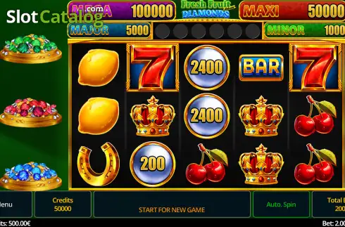 Οθόνη2. Fresh Fruit deluxe Diamonds Κουλοχέρης