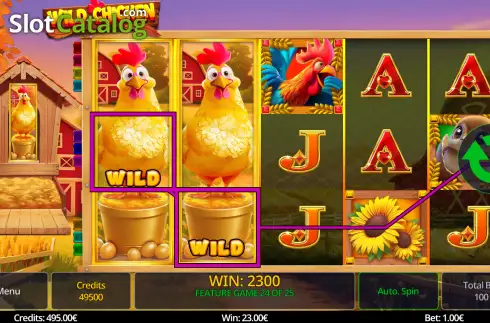 Οθόνη3. Wild Chicken Κουλοχέρης