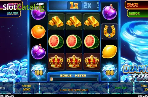 Οθόνη2. Diamond Tornado Κουλοχέρης 