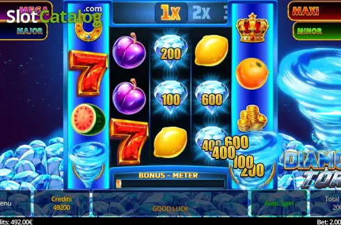 Οθόνη3. Diamond Tornado Κουλοχέρης 