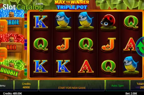 Οθόνη2. Max the Winner: Triple Pot Κουλοχέρης 