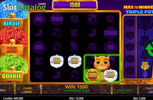 Οθόνη3. Max the Winner: Triple Pot Κουλοχέρης 