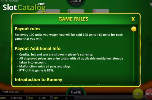 Οθόνη5. Indian Rummy Κουλοχέρης