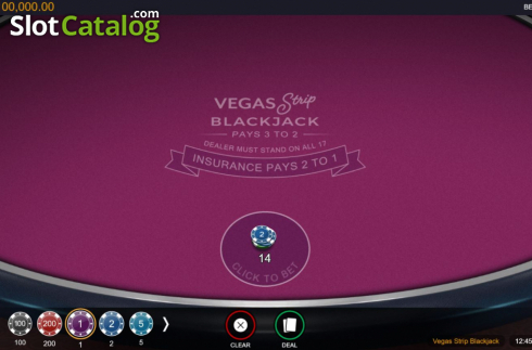 Οθόνη2. Vegas Strip Blackjack (Switch Studios) Κουλοχέρης