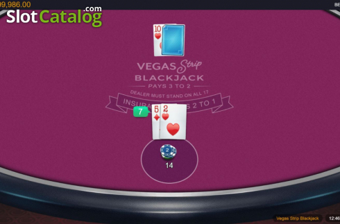 Οθόνη3. Vegas Strip Blackjack (Switch Studios) Κουλοχέρης