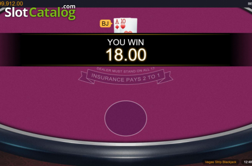 Οθόνη5. Vegas Strip Blackjack (Switch Studios) Κουλοχέρης