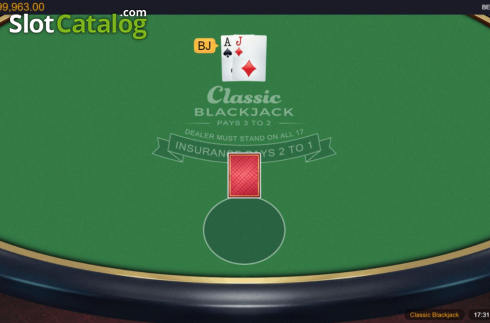 Οθόνη3. Classic Blackjack (Switch Studios) Κουλοχέρης 