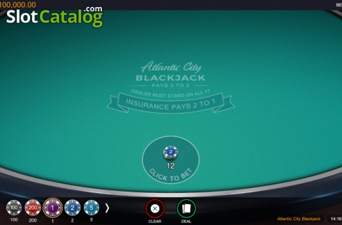 Οθόνη2. Atlantic City Blackjack (Switch Studios) Κουλοχέρης 