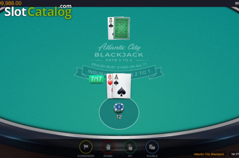 Οθόνη3. Atlantic City Blackjack (Switch Studios) Κουλοχέρης 