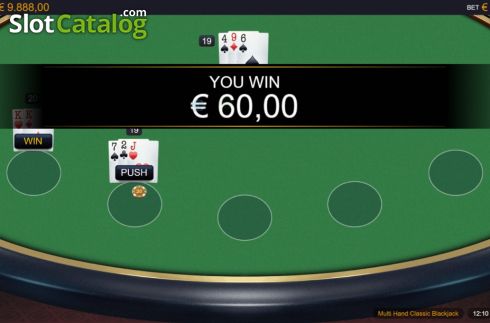 Οθόνη5. Multi Hand Classic 6 Deck Blackjack Κουλοχέρης