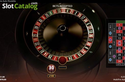 Οθόνη5. Multifire Auto Roulette Κουλοχέρης