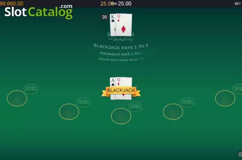 Οθόνη3. Premier Blackjack with Lucky Lucky Κουλοχέρης