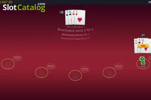 Οθόνη3. Premier Blackjack with Buster Blackjack Κουλοχέρης