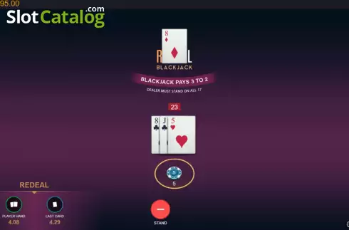 Οθόνη3. ReDeal Blackjack Κουλοχέρης
