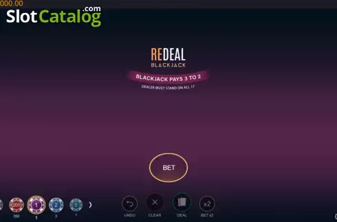 Οθόνη4. ReDeal Blackjack Κουλοχέρης