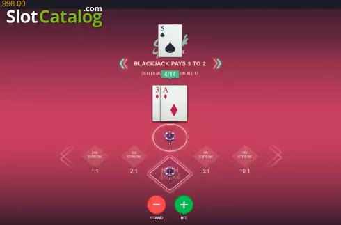 Οθόνη5. High Streak Blackjack Κουλοχέρης 
