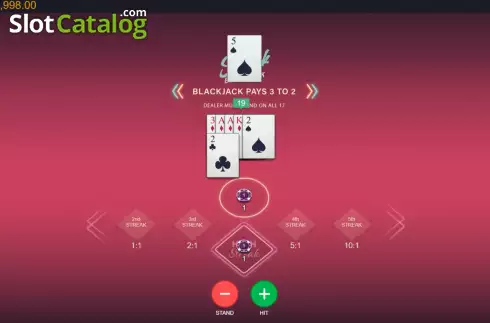 Οθόνη6. High Streak Blackjack Κουλοχέρης 