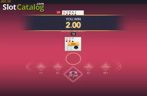 Οθόνη7. High Streak Blackjack Κουλοχέρης 