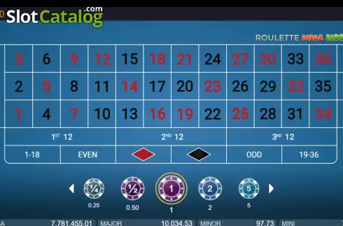 Οθόνη2. Roulette Mega Moolah Κουλοχέρης 