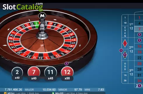 Οθόνη4. Roulette Mega Moolah Κουλοχέρης 