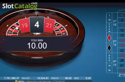 Οθόνη6. Roulette Mega Moolah Κουλοχέρης 
