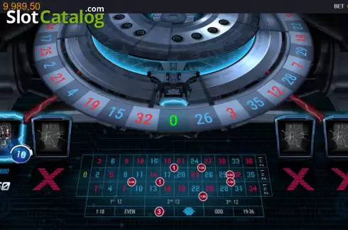 Οθόνη5. Terminator 2 Roulette Κουλοχέρης
