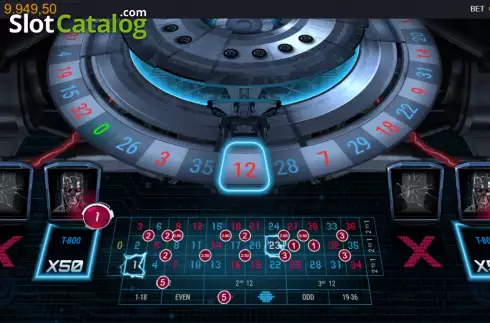 Οθόνη8. Terminator 2 Roulette Κουλοχέρης