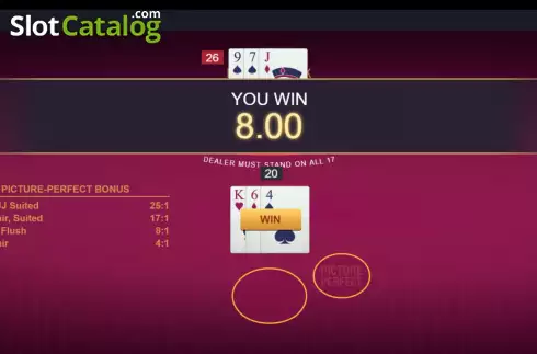 Οθόνη4. Classic Blackjack with Picture-Perfect Bonus Κουλοχέρης