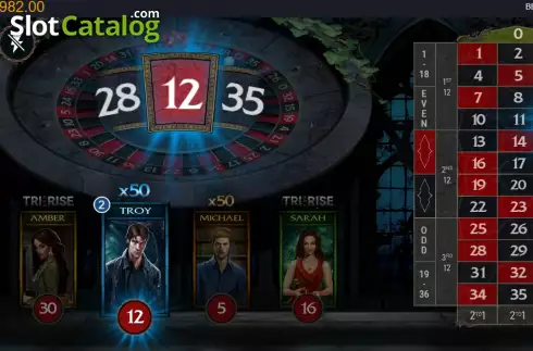 Οθόνη4. Immortal Romance Roulette Κουλοχέρης