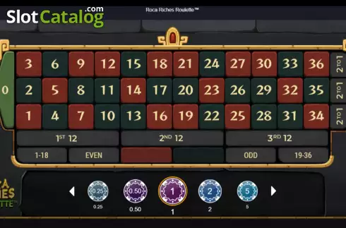 Οθόνη2. Roca Riches Roulette Κουλοχέρης