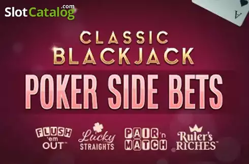 Classic Blackjack Poker Side Bets Λογότυπο Classic Blackjack Poker Side Bets Λογότυπο