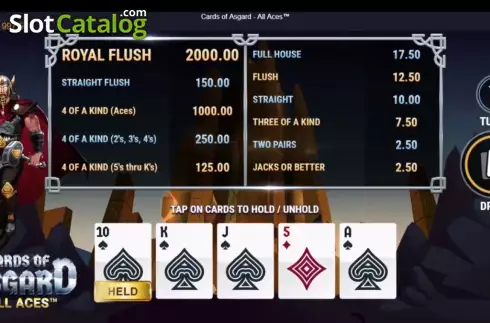 Οθόνη2. Cards of Asgard All Aces Κουλοχέρης