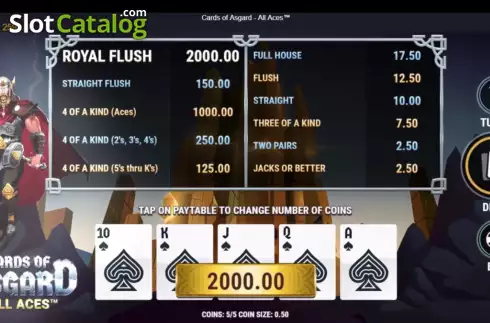 Οθόνη3. Cards of Asgard All Aces Κουλοχέρης