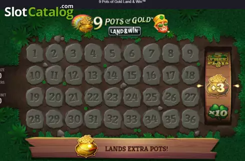 Οθόνη2. 9 Pots of Gold Land & Win Κουλοχέρης