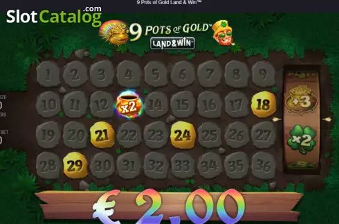 Οθόνη3. 9 Pots of Gold Land & Win Κουλοχέρης