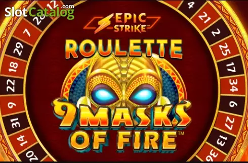 Epic Strike Roulette 9 Masks of Fire Λογότυπο Epic Strike Roulette 9 Masks of Fire Λογότυπο