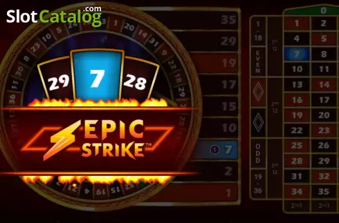 Οθόνη3. Epic Strike Roulette 9 Masks of Fire Κουλοχέρης
