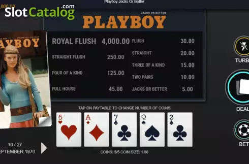 Οθόνη2. Playboy Jacks Or Better Κουλοχέρης