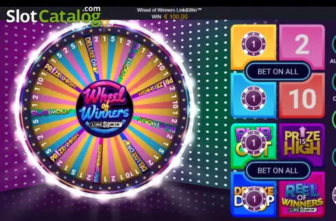 Οθόνη2. Wheel of Winners Link & Win Κουλοχέρης 