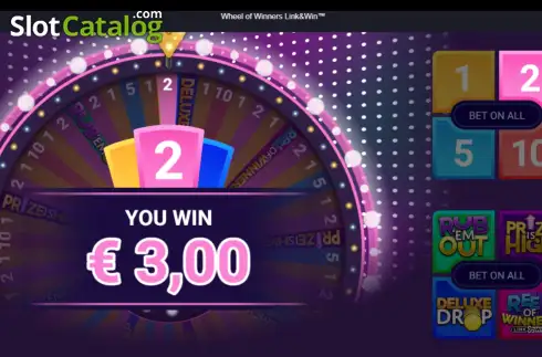 Οθόνη3. Wheel of Winners Link & Win Κουλοχέρης 