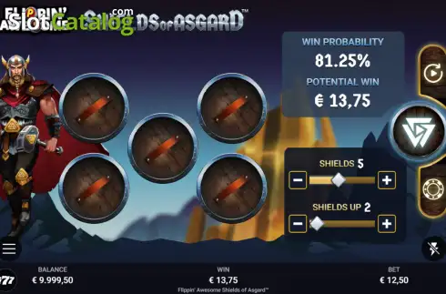 Οθόνη2. Flippin' Awesome Shields of Asgard Κουλοχέρης