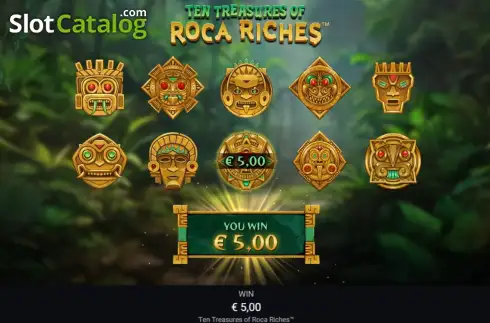 Οθόνη3. Ten Treasures of Roca Riches Κουλοχέρης