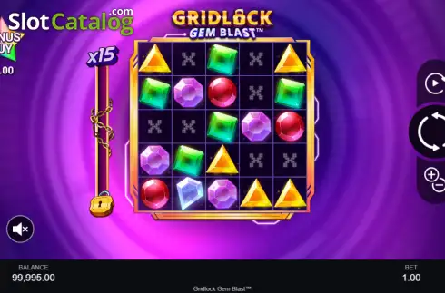 Οθόνη2. Gridlock Gem Blast Κουλοχέρης