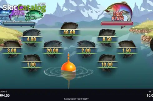 Οθόνη2. Lucky Catch Tap N Cash Κουλοχέρης