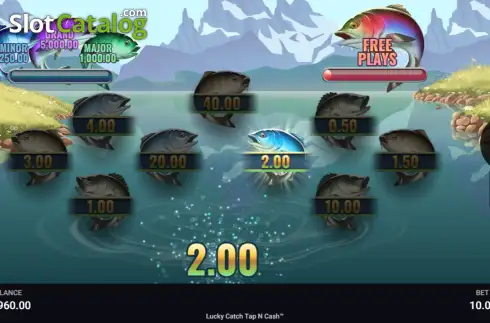 Οθόνη3. Lucky Catch Tap N Cash Κουλοχέρης