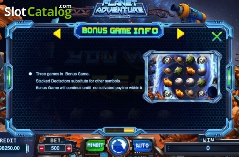Οθόνη7. Planet Adventure Κουλοχέρης